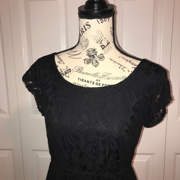 Xhilaration Black Lace Dress - Picture 3 of 6